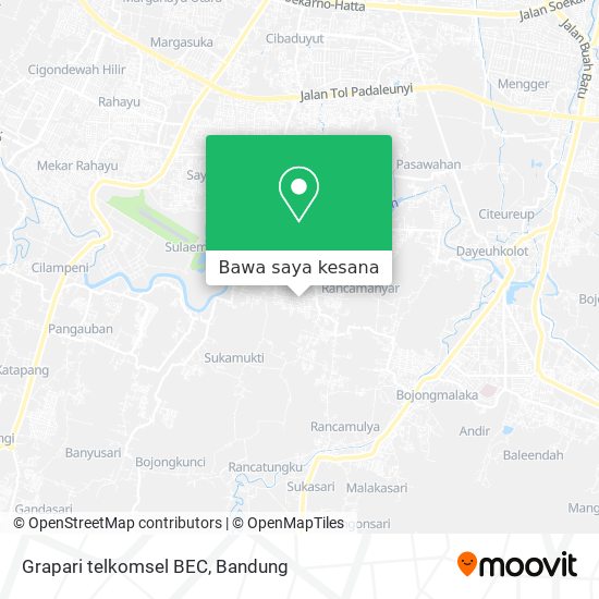 Peta Grapari telkomsel BEC