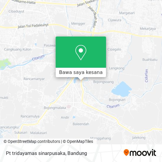Peta Pt tridayamas sinarpusaka