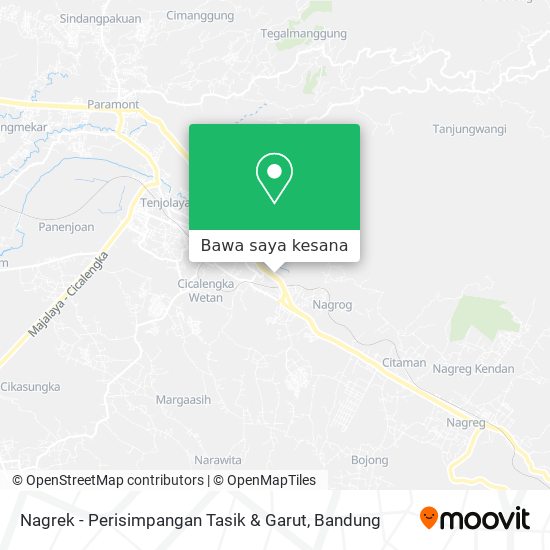 Peta Nagrek - Perisimpangan Tasik & Garut