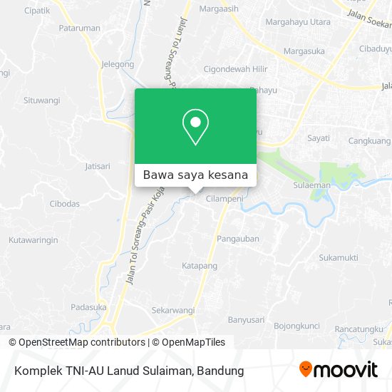 Peta Komplek TNI-AU Lanud Sulaiman