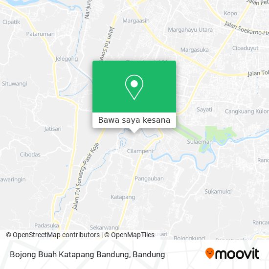 Peta Bojong Buah Katapang Bandung