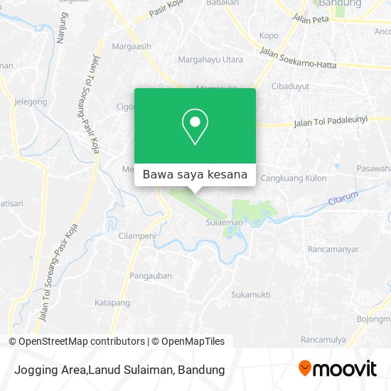 Peta Jogging Area,Lanud Sulaiman