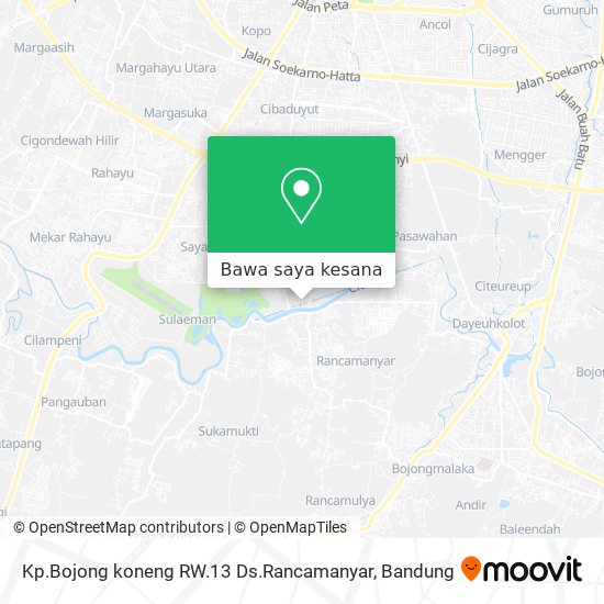 Peta Kp.Bojong koneng RW.13 Ds.Rancamanyar