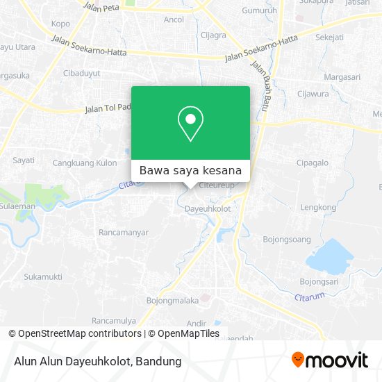 Peta Alun Alun Dayeuhkolot