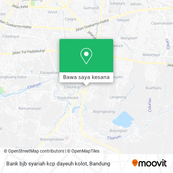 Peta Bank bjb syariah kcp dayeuh kolot