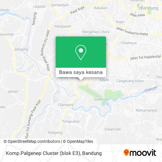Peta Komp.Palgenep Cluster (blok E3)