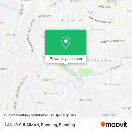 Peta LANUD SULAIMAN, Bandung