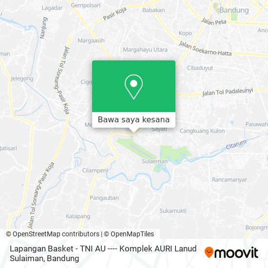Peta Lapangan Basket - TNI AU ---- Komplek AURI Lanud Sulaiman