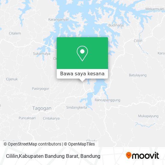 Peta Cililin,Kabupaten Bandung Barat