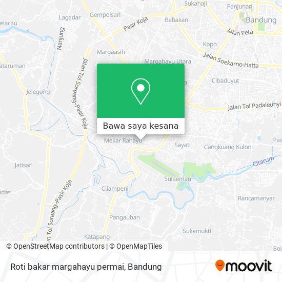 Peta Roti bakar margahayu permai