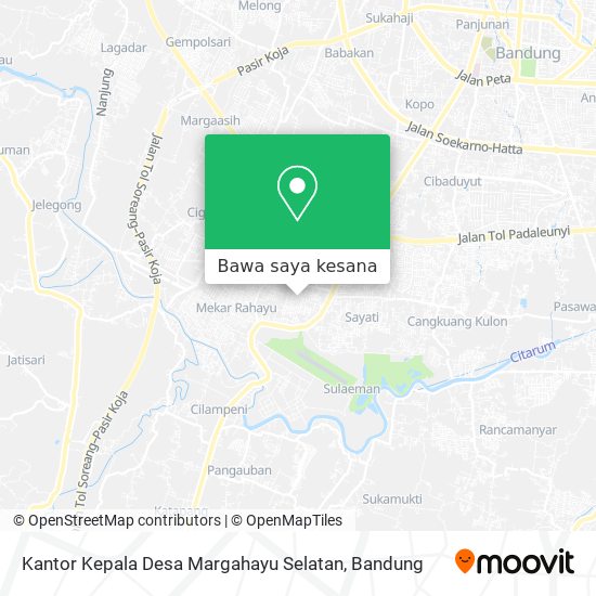 Peta Kantor Kepala Desa Margahayu Selatan