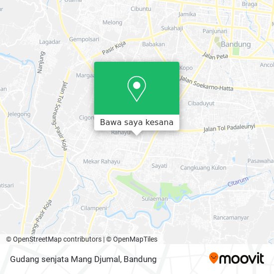 Peta Gudang senjata Mang Djumal