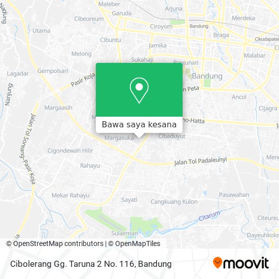 Peta Cibolerang Gg. Taruna 2 No. 116