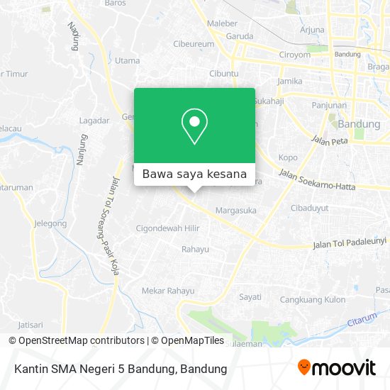 Peta Kantin SMA Negeri 5 Bandung