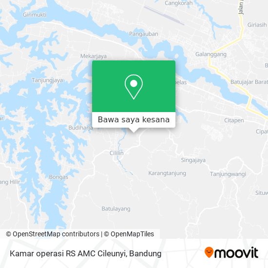 Peta Kamar operasi RS AMC Cileunyi