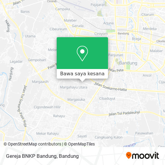 Peta Gereja BNKP Bandung