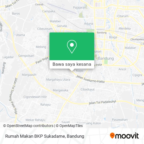 Peta Rumah Makan BKP Sukadame