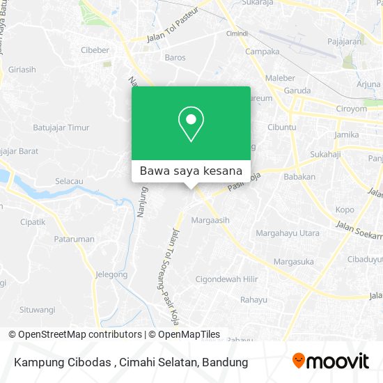 Peta Kampung Cibodas , Cimahi Selatan
