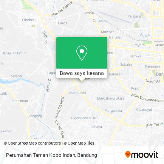 Peta Perumahan Taman Kopo Indah