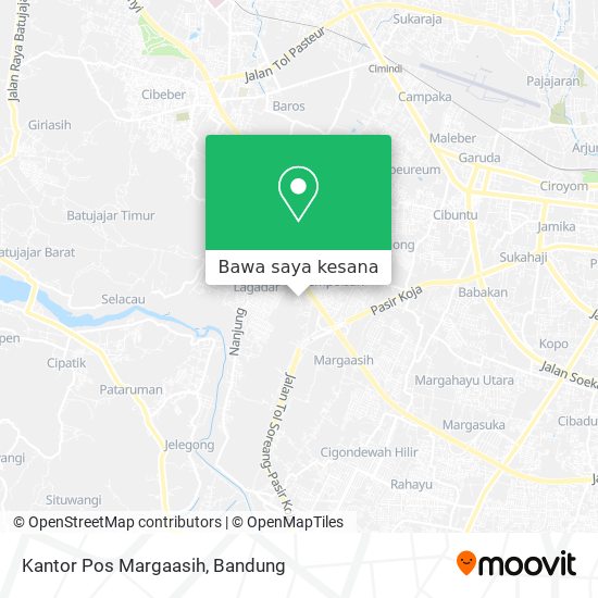 Peta Kantor Pos Margaasih