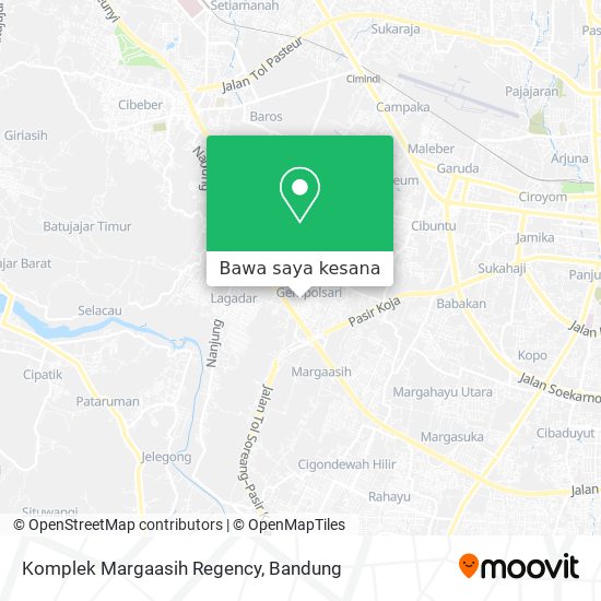 Peta Komplek Margaasih Regency