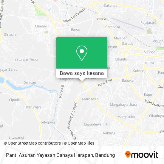 Peta Panti Asuhan Yayasan Cahaya Harapan