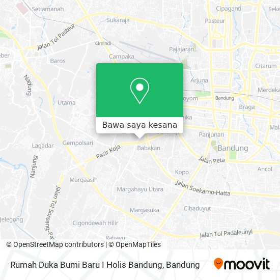 Peta Rumah Duka Bumi Baru I Holis Bandung
