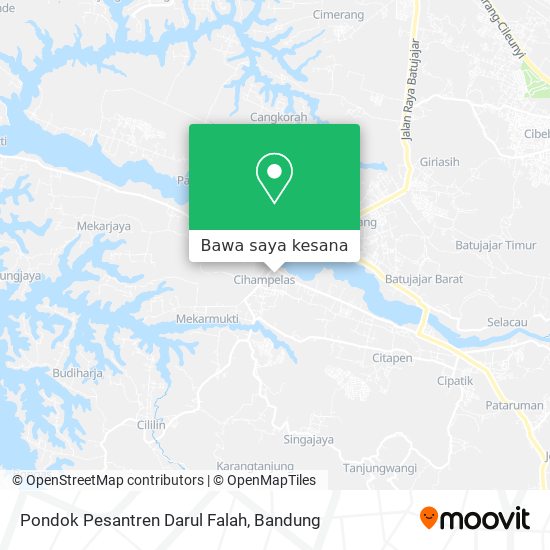 Peta Pondok Pesantren Darul Falah