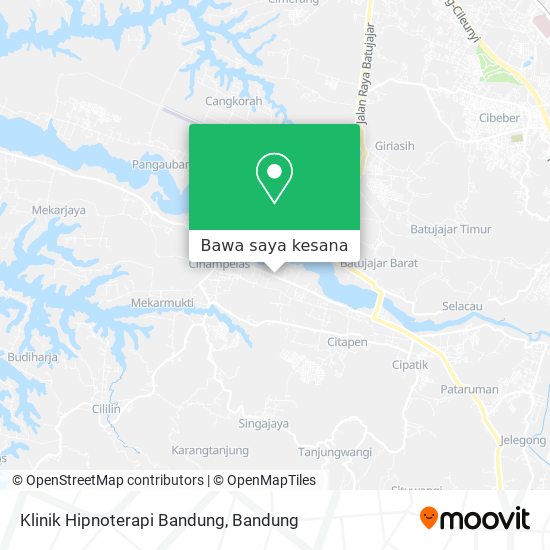 Peta Klinik Hipnoterapi Bandung
