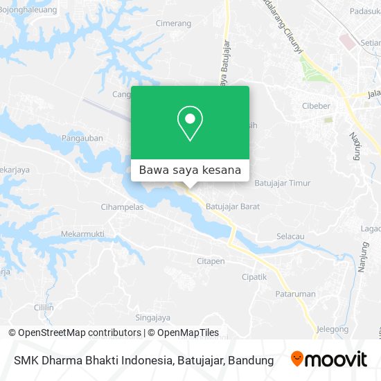 Peta SMK Dharma Bhakti Indonesia, Batujajar