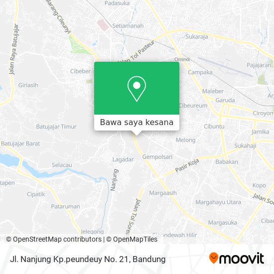 Peta Jl. Nanjung Kp.peundeuy No. 21