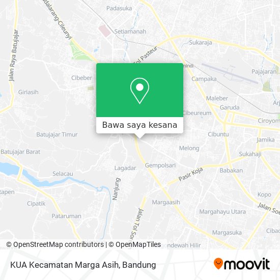 Peta KUA Kecamatan Marga Asih