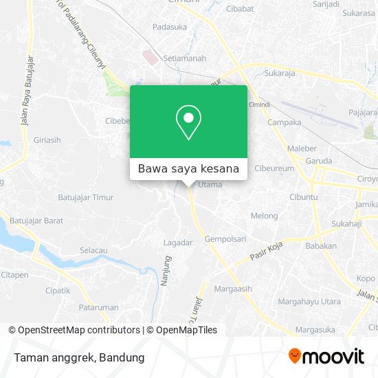 Peta Taman anggrek