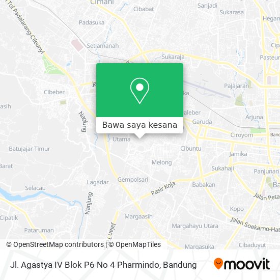 Peta Jl. Agastya IV Blok P6 No 4 Pharmindo