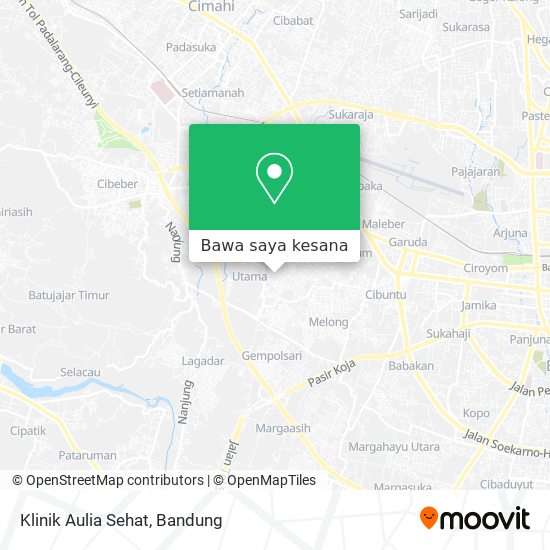 Peta Klinik Aulia Sehat