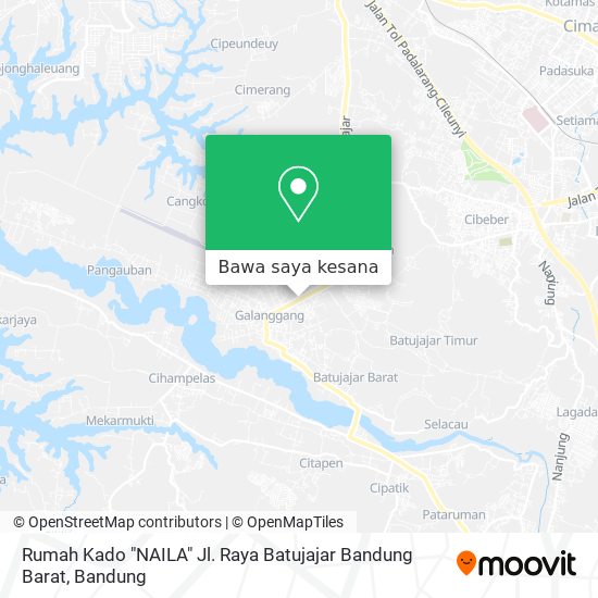 Peta Rumah Kado "NAILA" Jl. Raya Batujajar Bandung Barat