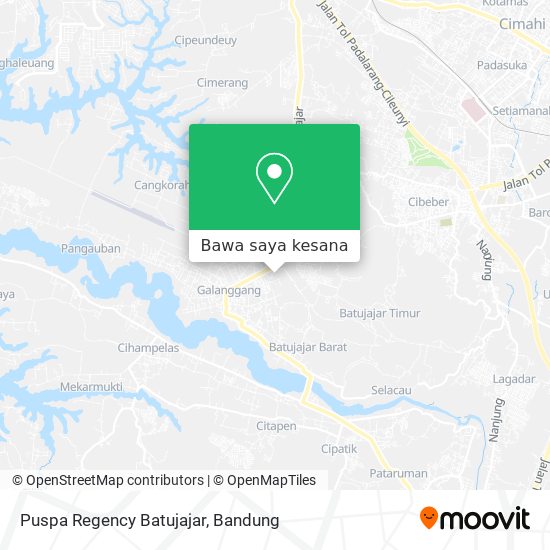 Peta Puspa Regency Batujajar