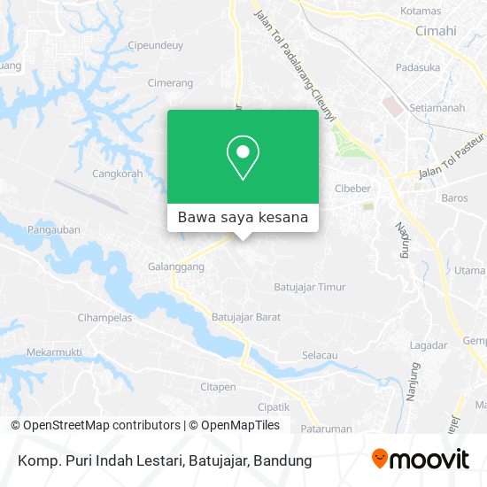 Peta Komp. Puri Indah Lestari, Batujajar