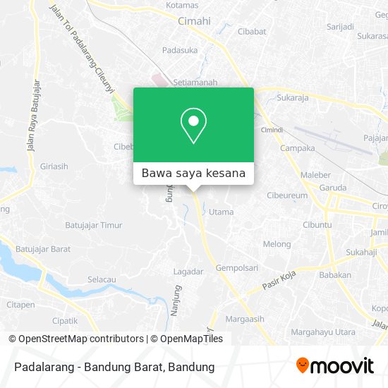 Peta Padalarang - Bandung Barat