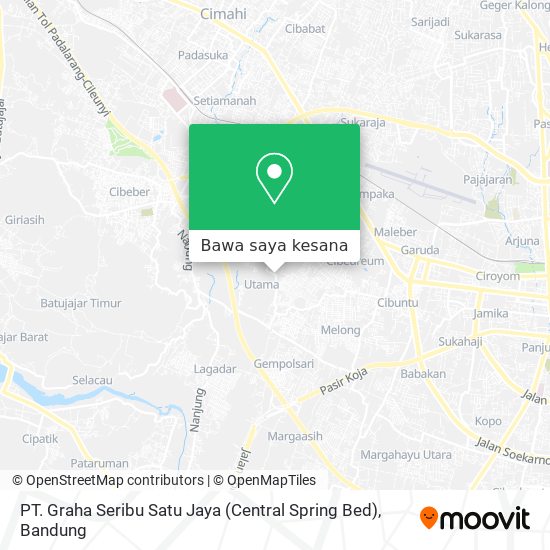Peta PT. Graha Seribu Satu Jaya (Central Spring Bed)