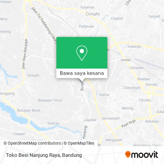 Peta Toko Besi Nanjung Raya