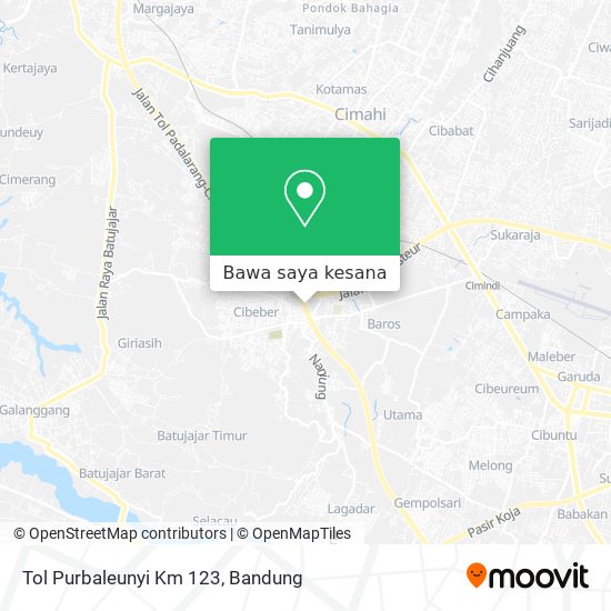 Peta Tol Purbaleunyi Km 123