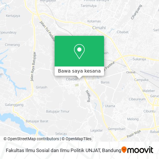 Peta Fakultas Ilmu Sosial dan Ilmu Politik UNJAT