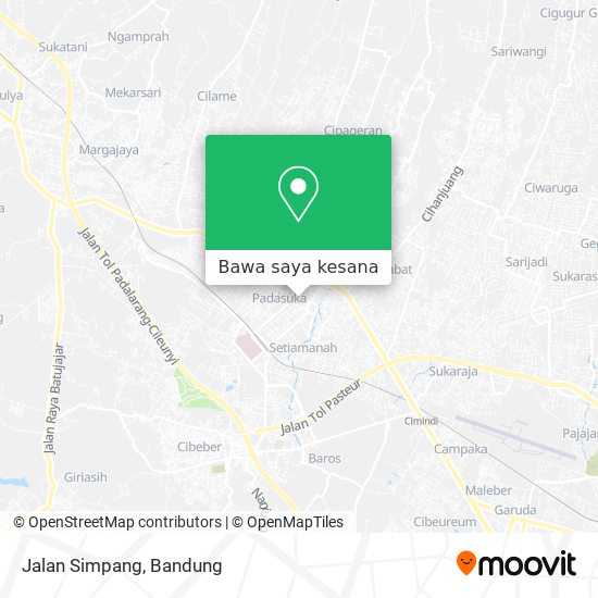 Peta Jalan Simpang