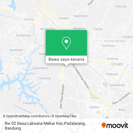 Peta Rw 02 Desa Laksana Mekar Kec.Padalarang
