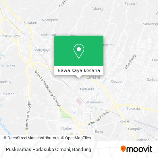 Peta Puskesmas Padasuka Cimahi
