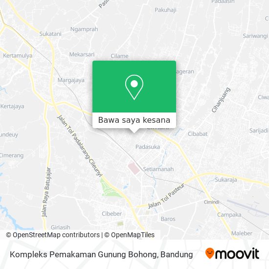Peta Kompleks Pemakaman Gunung Bohong