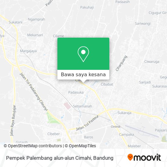 Peta Pempek Palembang alun-alun Cimahi