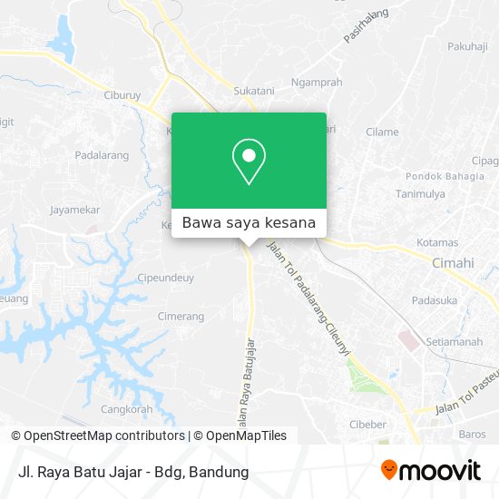 Peta Jl. Raya Batu Jajar - Bdg