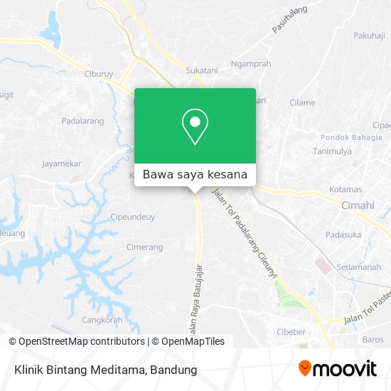 Peta Klinik Bintang Meditama